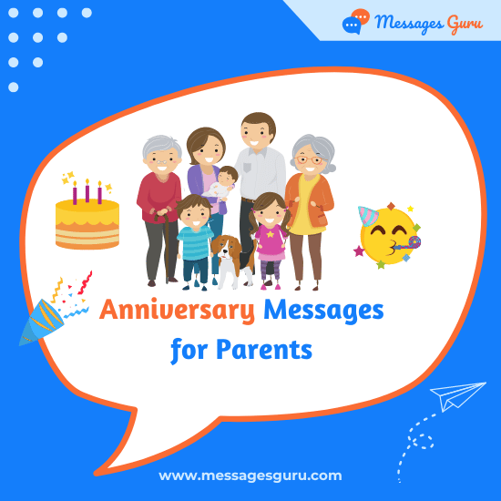 Anniversary Messages for Parents - 210+ Short Wishes, Role Models, Celebration Text, Captions